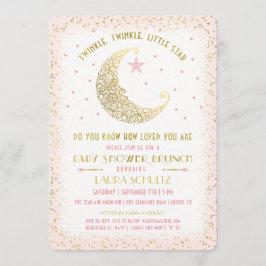 Twinkle Twinkle Little Star Baby Shower Brunch Inbjudningar