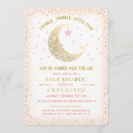 Twinkle Twinkle Little Star Baby Shower Inbjudan