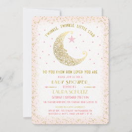 Twinkle Twinkle Little Star Baby Shower Inbjudan