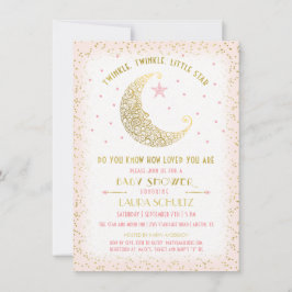 Twinkle Twinkle Little Star Baby Shower Inbjudan