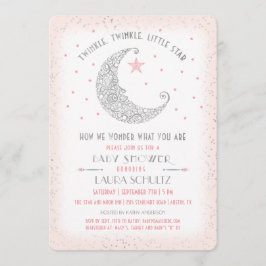 Twinkle Twinkle Little Star Baby Shower Inbjudan