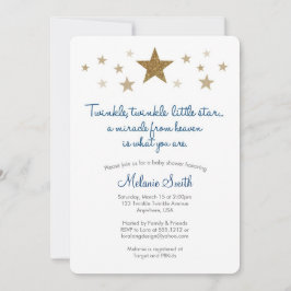 Twinkle Twinkle Little Star Baby Shower Inbjudan