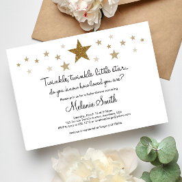 Twinkle Twinkle Little Star Baby Shower Inbjudan