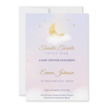 Twinkle Twinkle Little Star Baby Shower, Lavendel