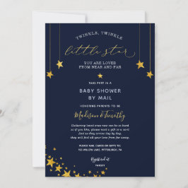 Twinkle Twinkle Little Star Baby Shower via Post Inbjudningar