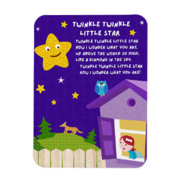 Twinkle Twinkle Little Star Barnkammarimsa Magnet