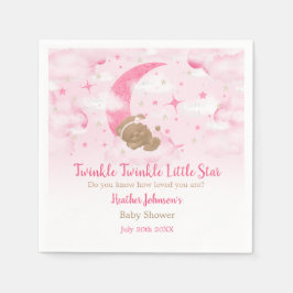Twinkle Twinkle Little Star Björn Bebis Shower Pappersservett