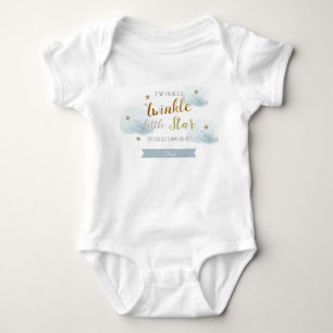 Twinkle Twinkle Little Star Blue 1st Birthday T Shirt