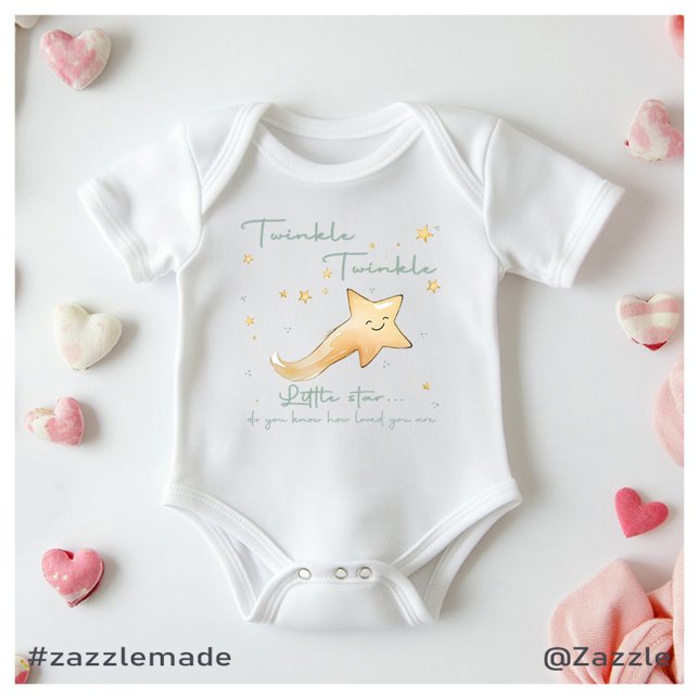 Twinkle Twinkle Little Star Boho Autumn Personaliz T Shirt (Twinkle Twinkle Little Star Boho Autumn Personaliz Baby Bodysuit)