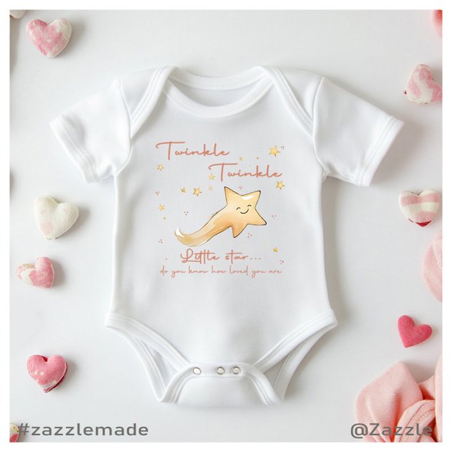 Twinkle Twinkle Little Star Boho Autumn Personaliz T Shirt (Twinkle Twinkle Little Star Boho Autumn Personaliz Baby Bodysuit)