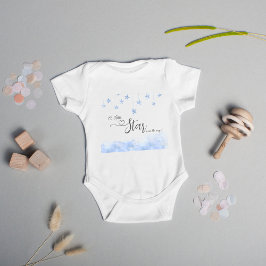 Twinkle Twinkle Little Star Boy Blue Baby Shower T Shirt