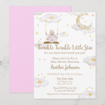 Twinkle Twinkle Little Star Bunny Baby Shower