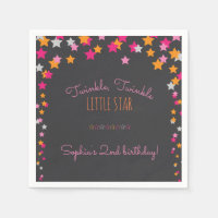 Twinkle Twinkle Little Star Chalkboard Birthday