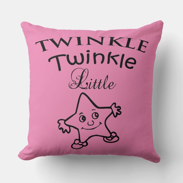 Twinkle Twinkle Little Star Dekorativ kudde, Nurse Kudde (Framsida)