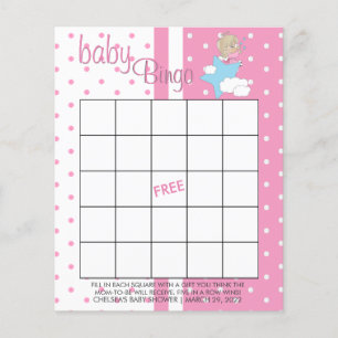 Twinkle, Twinkle Little Star - Flicka - Bingo Flygblad