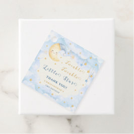 Twinkle Twinkle Little Star Första födelsedagen Bl Gåvor Etiketter