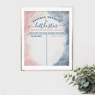 Twinkle Twinkle Little Star Gender Reveal VoEG Poster
