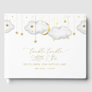Twinkle Twinkle Little Star Guestbook, Måne Clouds Gästböcker