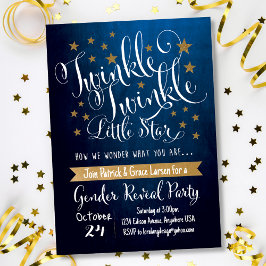 Twinkle Twinkle Little Star-inbjudan Inbjudningar