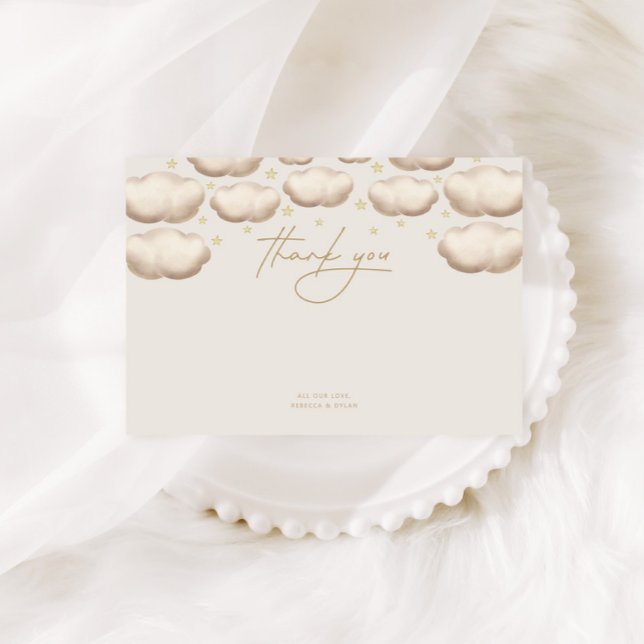 Twinkle Twinkle Little Star Ivory Tack Kort (Skapare uppladdad)