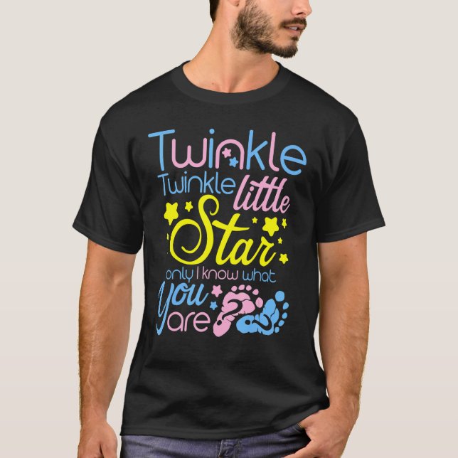 Twinkle Twinkle Little Star Jag känner bara till G T Shirt (Framsida)