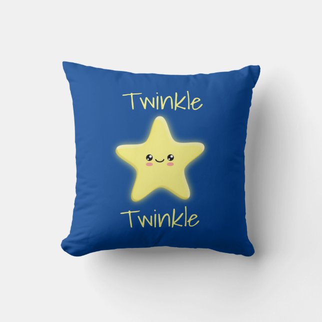 Twinkle Twinkle Little Star Kudde (Framsida)