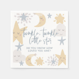 Twinkle Twinkle Little Star Nursery Baby Shower Pappersservett