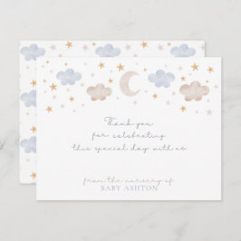 Twinkle Twinkle Little Star Nursery-tack för ditt Inbjudningar