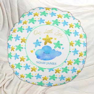 Twinkle Twinkle Little Star Personlig Baby Rund Kudde