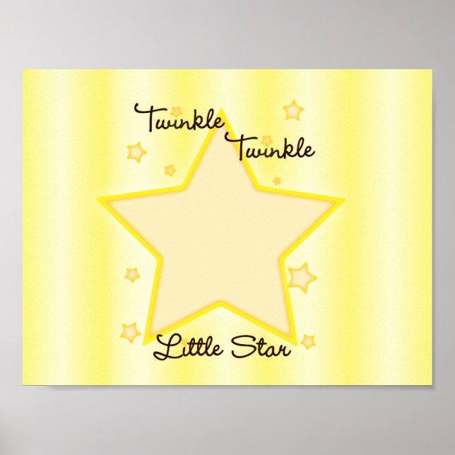 Twinkle Twinkle Little Star Poster (Framsidan)