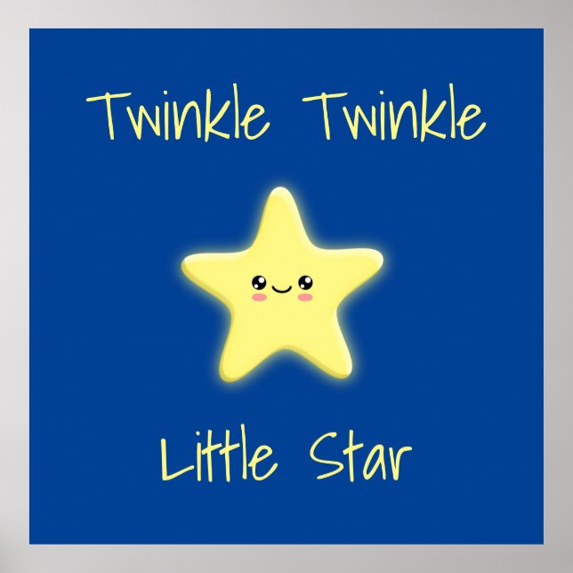 Twinkle Twinkle Little Star Poster (Framsidan)