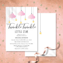 Twinkle Twinkle Little Star Rosa Baby Girl Bebis S