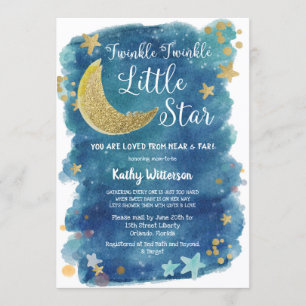Twinkle Twinkle Little Star Shower by Mail Inbjudningar