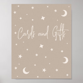 Twinkle Twinkle Little Star Shower Cards and Gifts Poster