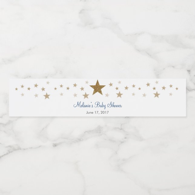 Twinkle Twinkle Little Star Vattenflasketiketter Vattenflaska Etikett (Singel etikett)