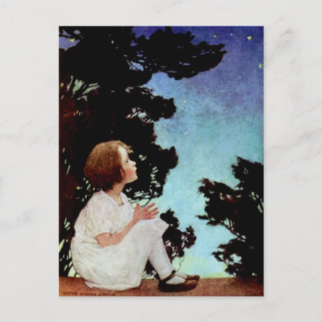 "Twinkle, Twinkle Little Star" Vykort (Framsida)