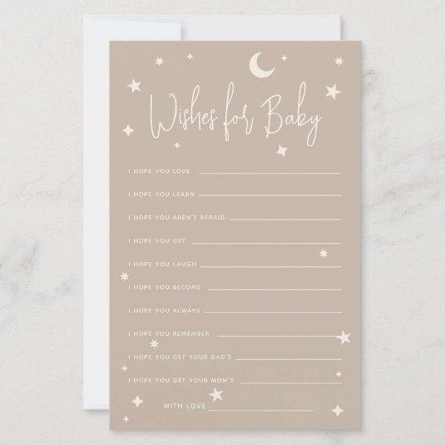 Twinkle Twinkle Little Star Wishes For Baby Flayer (Framsida)