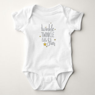 Twinkle Twinkle med bildåtergivning i Hand plocka T Shirt