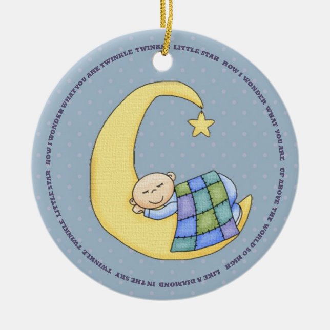 Twinkle Twinkle Pojke Ornament (Framsidan)