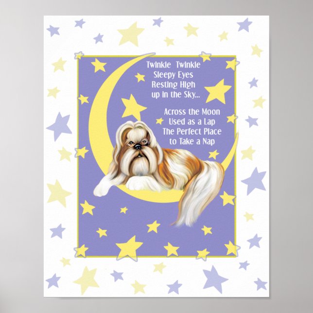 Twinkle Twinkle Shih Tzu Poster (Framsidan)