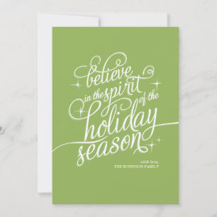 Twinkle Wicked Script Julkort