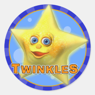 Twinkles the Little Star Stickers Runt Klistermärke