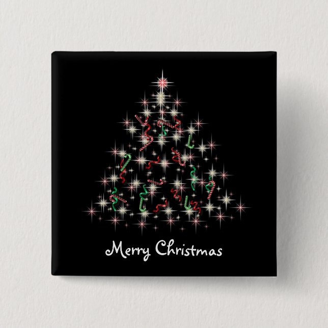 TwinkleTree Candycane och band Knapp (Framsida)