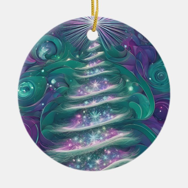 Twinkling Julgran Julgransprydnad Keramik (Framsidan)