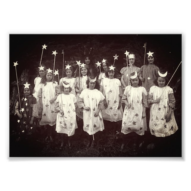 Twinkling Little Stars Alaska Girls Fototryck (Framsidan)