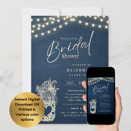 Twinkling Ljus | Rustic Barn Woodland Bröllop Inbjudningar