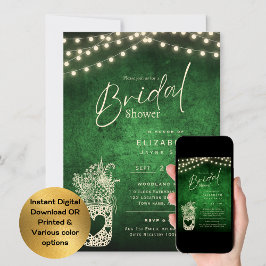 Twinkling Ljus | Rustic Barn Woodland Bröllop Inbjudningar