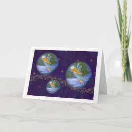 Twinkling Magic Winter Fairy Helgkort