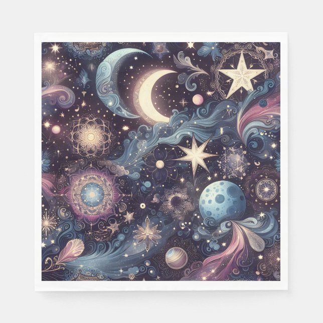 Twinkling Stardust Pappersservett (Framsidan)