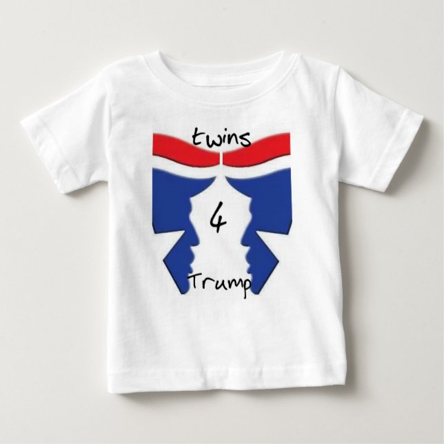 Twins4Trump-barnskjorta Tee (Framsida)